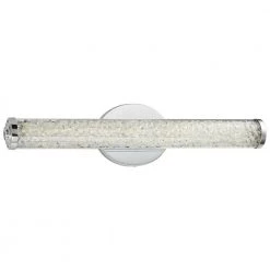 Sibley 24 in. 1-Light Chrome LED Bathroom Vanity Light Bar by Home Decorators Collection -Outlet Home Decorators Collection Store chrome home decorators collection vanity lighting 21193 c3 1000