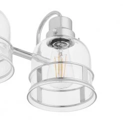 Willow Springs 23.5 in. 3-Light Chrome Bathroom Vanity Light with Clear Glass Shade by Home Decorators Collection -Outlet Home Decorators Collection Store chrome home decorators collection vanity lighting 25023 1d 1000