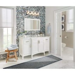 Samantha 26.6 in. 4-Light Chrome LED Bathroom Vanity Light by Home Decorators Collection -Outlet Home Decorators Collection Store chrome home decorators collection vanity lighting 34841 hb 40 1000