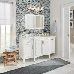 Samantha 26.6 in. 4-Light Chrome LED Bathroom Vanity Light by Home Decorators Collection -Outlet Home Decorators Collection Store chrome home decorators collection vanity lighting 34841 hb 76 1000