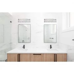 Westchester 24 in. 4-Light Chrome Vanity Light by Home Decorators Collection -Outlet Home Decorators Collection Store chrome home decorators collection vanity lighting 37857 hbn 4f 1000