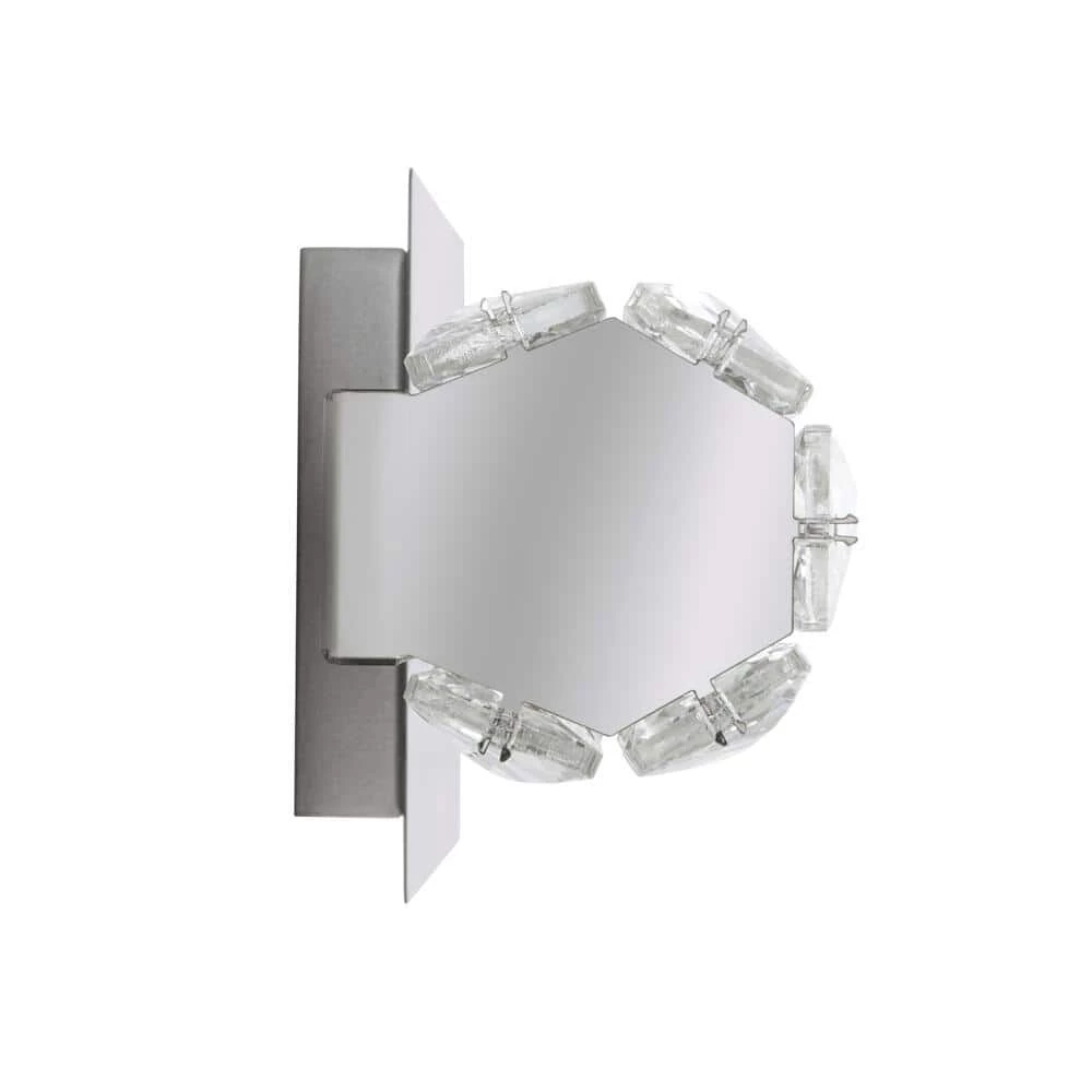 Keighley 18 in. 1-Light Chrome LED Crystal Bathroom Vanity Light Fixture Bar by Home Decorators Collection 7 Keighley 18 in. 1-Light Chrome LED Crystal Bathroom Vanity Light Fixture Bar by Home Decorators Collection - Image 5