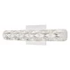 Keighley 18 in. 1-Light Chrome LED Crystal Bathroom Vanity Light Fixture Bar by Home Decorators Collection -Outlet Home Decorators Collection Store chrome home decorators collection vanity lighting 4151 ndm 18 64 1000