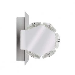 Keighley 24 in. 1-Light Chrome Integrated LED Bathroom Vanity Light Bar with Crystal Shade by Home Decorators Collection -Outlet Home Decorators Collection Store chrome home decorators collection vanity lighting 4151 ndm 1d 1000