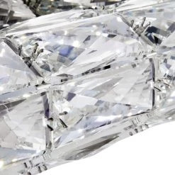 Keighley 24 in. 1-Light Chrome Integrated LED Bathroom Vanity Light Bar with Crystal Shade by Home Decorators Collection -Outlet Home Decorators Collection Store chrome home decorators collection vanity lighting 4151 ndm 40 1000