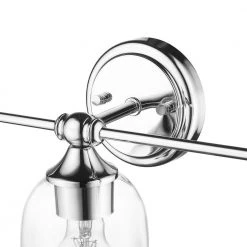 Aniston 29.90 in. 3-Light Chrome Vanity Light by Home Decorators Collection -Outlet Home Decorators Collection Store chrome home decorators collection vanity lighting hdli005 44 1000