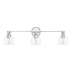 Aniston 29.90 in. 3-Light Chrome Vanity Light by Home Decorators Collection