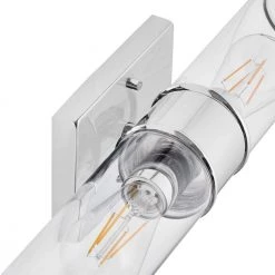 Laurel Falls 19.75 in. 2-Light Chrome Bathroom Vanity Light with Clear Glass Shades by Home Decorators Collection 14 Laurel Falls 19.75 in. 2-Light Chrome Bathroom Vanity Light with Clear Glass Shades by Home Decorators Collection -Outlet Home Decorators Collection Store chrome home decorators collection vanity lighting kpt1302ax 01 1d 1000