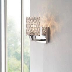 1-Light Chrome Wall Sconce by Home Decorators Collection 9 1-Light Chrome Wall Sconce by Home Decorators Collection -Outlet Home Decorators Collection Store chrome home decorators collection wall sconces 20533 000 40 1000