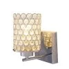 1-Light Chrome Wall Sconce by Home Decorators Collection