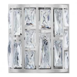 Kristella 1-Light Chrome Indoor Wall Sconce by Home Decorators Collection