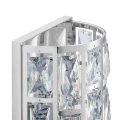 Kristella 1-Light Chrome Indoor Wall Sconce by Home Decorators Collection -Outlet Home Decorators Collection Store chrome home decorators collection wall sconces 39520 hbo a0 1000