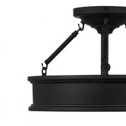 Grafton 15 in. 3-Light Coal Semi-Flush Mount Ceiling Light by Home Decorators Collection -Outlet Home Decorators Collection Store coal home decorators collection flush mount lights 25955 a0 1000