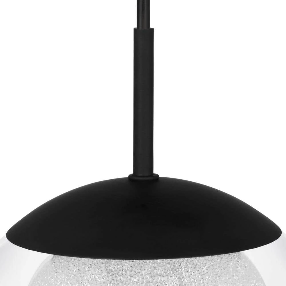 Melinda 40-Watt Integrated LED Coal Mini Pendant Hanging Light, Kitchen Pendant Lighting by Home Decorators Collection 6 Melinda 40-Watt Integrated LED Coal Mini Pendant Hanging Light, Kitchen Pendant Lighting by Home Decorators Collection - Image 4