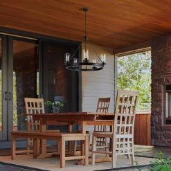 Arbeth 5-Light Bronze Outdoor Chandelier by Home Decorators Collection -Outlet Home Decorators Collection Store dark bronze home decorators collection outdoor chandeliers 44885 c3 1000