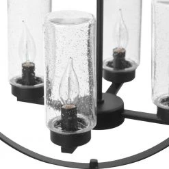 Reseda Modern 4-Light Bronze Outdoor Chandelier by Home Decorators Collection -Outlet Home Decorators Collection Store dark bronze home decorators collection outdoor chandeliers 44886 1f 1000
