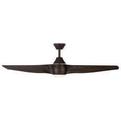 Kayden DC 60 in. White Color Changing Integrated LED Indoor/Outdoor Dark Oak Ceiling Fan with Light Kit and Remote by Home Decorators Collection -Outlet Home Decorators Collection Store dark oak home decorators collection ceiling fans with lights 52060 4f 1000