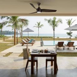 Kayden DC 60 in. White Color Changing Integrated LED Indoor/Outdoor Dark Oak Ceiling Fan with Light Kit and Remote by Home Decorators Collection -Outlet Home Decorators Collection Store dark oak home decorators collection ceiling fans with lights 52060 76 1000