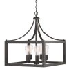 Boswell Quarter 20 in. 5-Light Distressed Black Farmhouse Pendant for Kitchen or Entryway by Home Decorators Collection -Outlet Home Decorators Collection Store distressed black home decorators collection chandeliers 7949hdcdbdi 64 1000