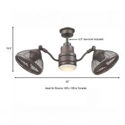 Pendersen 42 in. Integrated LED Indoor/Outdoor Espresso Bronze Ceiling Fan with Light Kit and Remote Control by Home Decorators Collection 19 Pendersen 42 in. Integrated LED Indoor/Outdoor Espresso Bronze Ceiling Fan with Light Kit and Remote Control by Home Decorators Collection -Outlet Home Decorators Collection Store espresso bronze home decorators collection ceiling fans with lights am348 eb 1f 1000