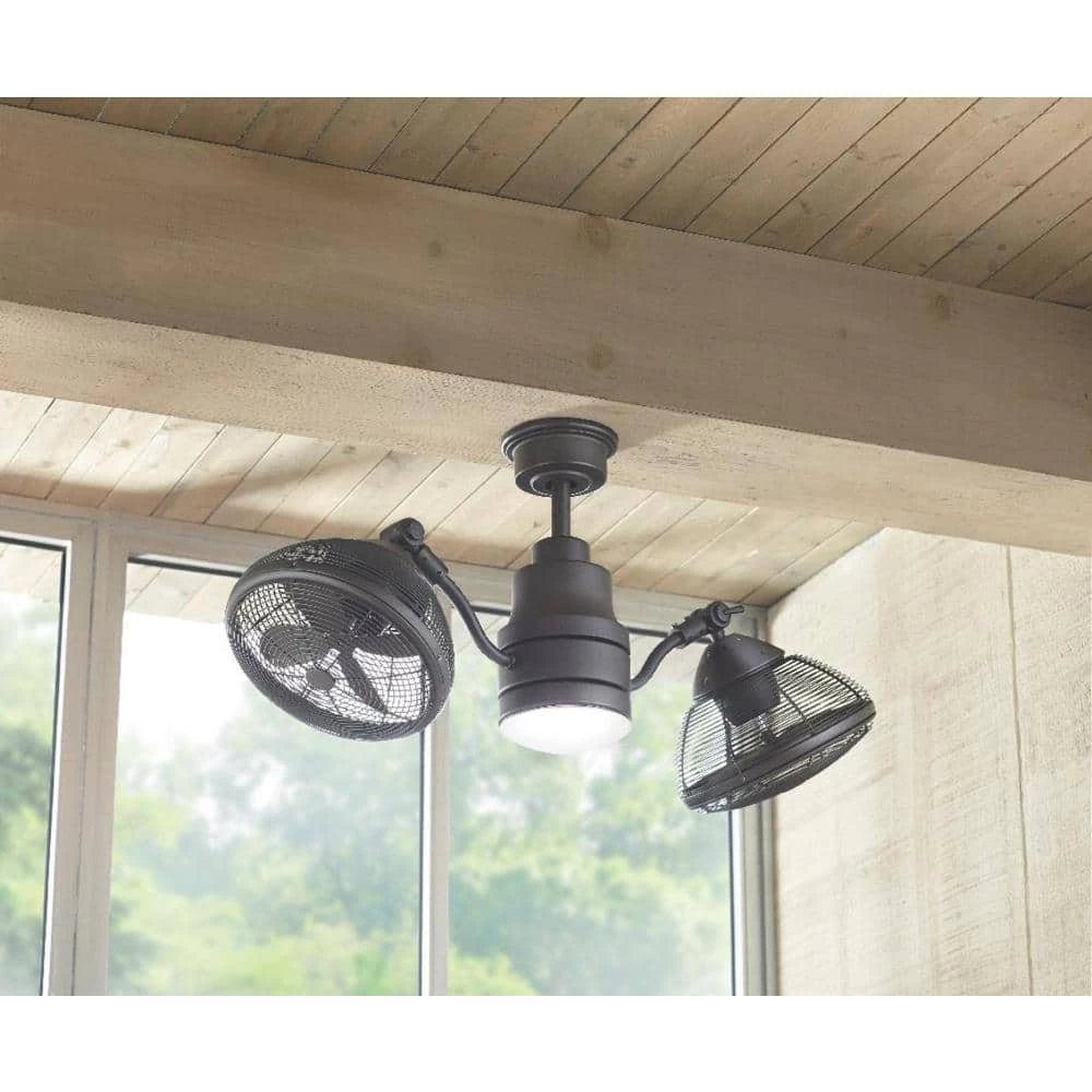 Pendersen 42 in. Integrated LED Indoor/Outdoor Espresso Bronze Ceiling Fan with Light Kit and Remote Control by Home Decorators Collection 4 Pendersen 42 in. Integrated LED Indoor/Outdoor Espresso Bronze Ceiling Fan with Light Kit and Remote Control by Home Decorators Collection - Image 2