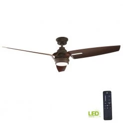Iron Crest 60 in. LED DC Motor Indoor Espresso Bronze Ceiling Fan with Light Kit and Remote Control by Home Decorators Collection -Outlet Home Decorators Collection Store espresso bronze home decorators collection ceiling fans with lights am489 eb c3 1000