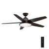 Berwick 52 in. LED Outdoor Espresso Bronze Ceiling Fan with Light by Home Decorators Collection