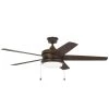 Portwood 60 in. LED Outdoor Espresso Bronze Ceiling Fan by Home Decorators Collection -Outlet Home Decorators Collection Store espresso bronze home decorators collection ceiling fans with lights yg528 eb 64 1000