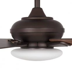Benson 44 in. LED Espresso Bronze Ceiling Fan with Light and Remote Control by Home Decorators Collection -Outlet Home Decorators Collection Store espresso bronze home decorators collection ceiling fans with lights yg654 eb 1d 1000