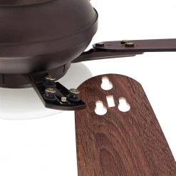 Benson 44 in. LED Espresso Bronze Ceiling Fan with Light and Remote Control by Home Decorators Collection -Outlet Home Decorators Collection Store espresso bronze home decorators collection ceiling fans with lights yg654 eb 66 1000