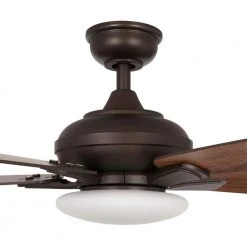 Benson 44 in. LED Espresso Bronze Ceiling Fan with Light and Remote Control by Home Decorators Collection -Outlet Home Decorators Collection Store espresso bronze home decorators collection ceiling fans with lights yg654 eb a0 1000