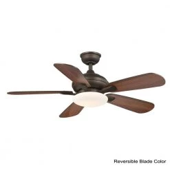 Benson 44 in. LED Espresso Bronze Ceiling Fan with Light and Remote Control by Home Decorators Collection -Outlet Home Decorators Collection Store espresso bronze home decorators collection ceiling fans with lights yg654 eb c3 1000