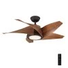 Broughton 42 in. LED Espresso Bronze Ceiling Fan with Remote Control by Home Decorators Collection -Outlet Home Decorators Collection Store espresso bronze home decorators collection ceiling fans with lights yg671 eb 64 1000