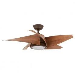 Broughton 42 in. LED Espresso Bronze Ceiling Fan with Remote Control by Home Decorators Collection -Outlet Home Decorators Collection Store espresso bronze home decorators collection ceiling fans with lights yg671 eb c3 1000