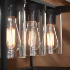 Elden Modern 4-Light Faux Wood and Black Outdoor Chandelier by Home Decorators Collection 18 Elden Modern 4-Light Faux Wood and Black Outdoor Chandelier by Home Decorators Collection -Outlet Home Decorators Collection Store faux wood home decorators collection outdoor chandeliers 44884 66 1000