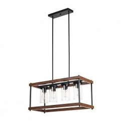 Elden Modern 4-Light Faux Wood and Black Outdoor Chandelier by Home Decorators Collection 23 Elden Modern 4-Light Faux Wood and Black Outdoor Chandelier by Home Decorators Collection -Outlet Home Decorators Collection Store faux wood home decorators collection outdoor chandeliers 44884 fa 1000