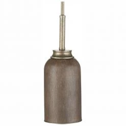 1-Light 9-Watt Gilded Pewter Integrated LED Mini Pendant by Home Decorators Collection