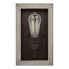Palermo Grove 5.2 in. Graphite Indoor Wall Farmhouse Sconce with Rustic Bleached Oak Accents by Home Decorators Collection -Outlet Home Decorators Collection Store graphite with bleached oak home decorators collection wall sconces 7967hdcgrdi 64 1000