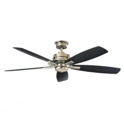 Montpelier 56 in. LED Indoor Gunmetal Ceiling Fan with Light Kit and Remote Control by Home Decorators Collection -Outlet Home Decorators Collection Store gunmetal home decorators collection ceiling fans with lights am472 gm c3 1000