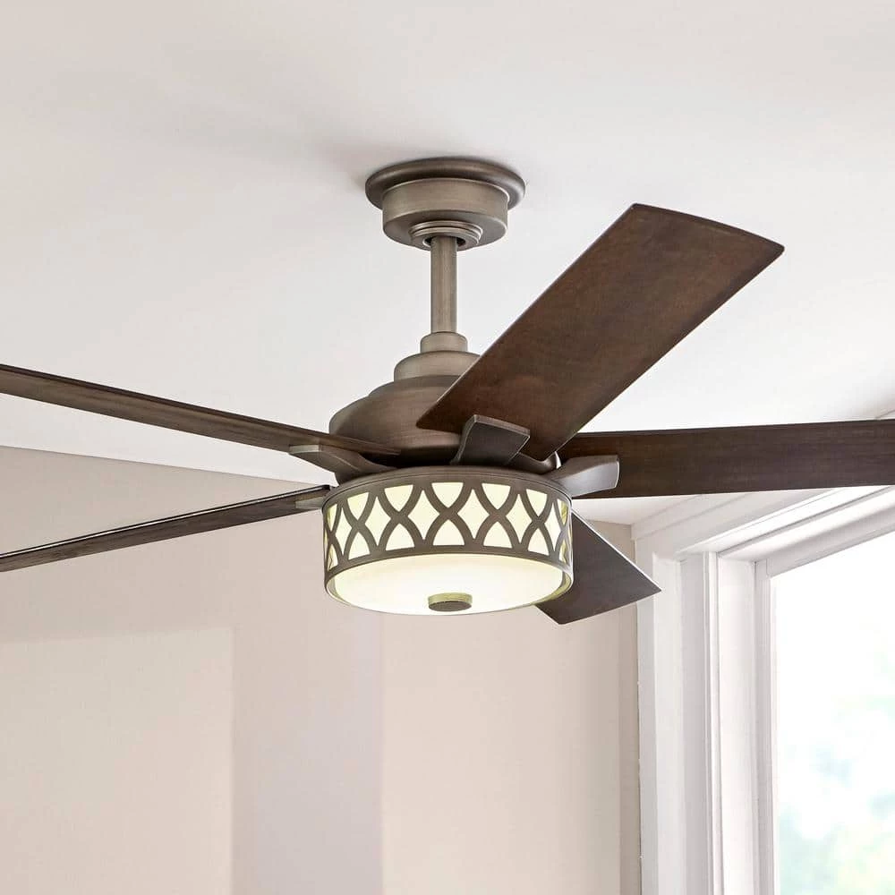 Wynn 54 in. Integrated LED Indoor Heritage Bronze Ceiling Fan with Light Kit with Remote Control by Home Decorators Collection 3 Wynn 54 in. Integrated LED Indoor Heritage Bronze Ceiling Fan with Light Kit with Remote Control by Home Decorators Collection