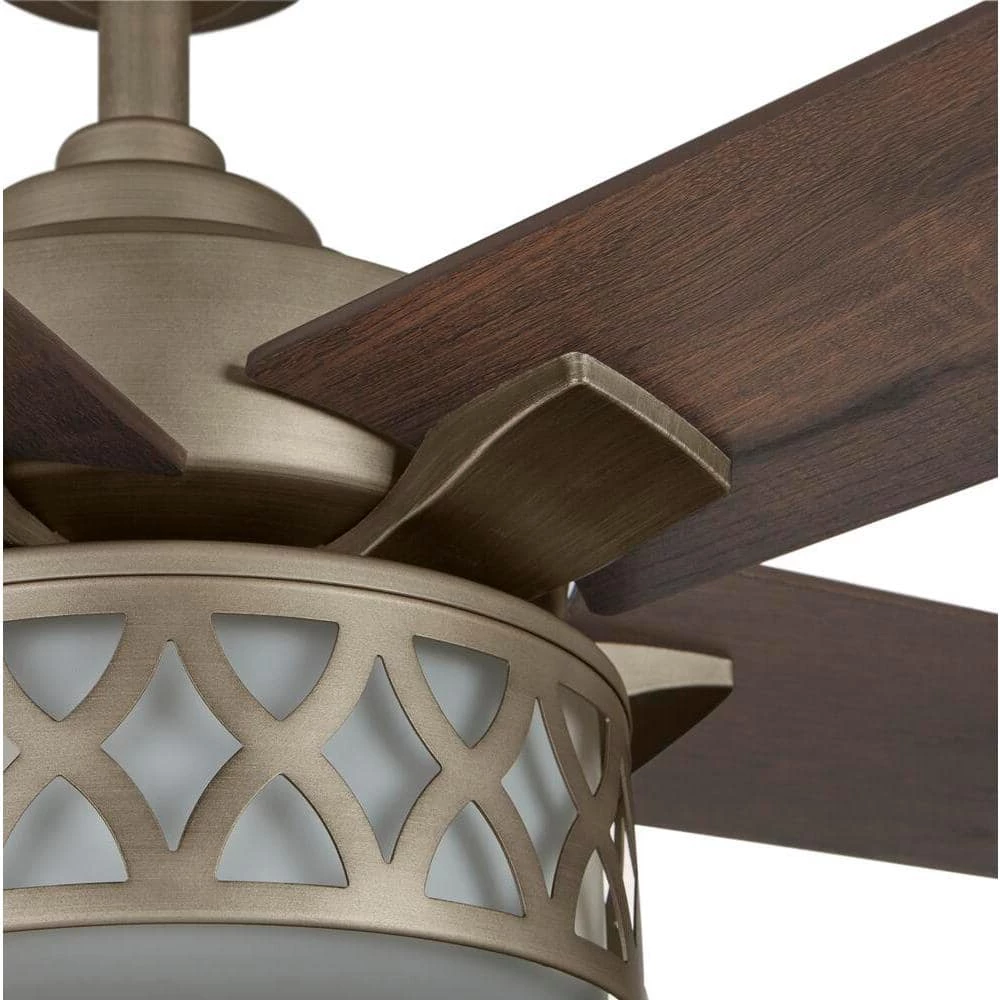 Wynn 54 in. Integrated LED Indoor Heritage Bronze Ceiling Fan with Light Kit with Remote Control by Home Decorators Collection 8 Wynn 54 in. Integrated LED Indoor Heritage Bronze Ceiling Fan with Light Kit with Remote Control by Home Decorators Collection - Image 6