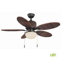 Tahiti Breeze 52 in. LED Indoor/Outdoor Natural Iron Ceiling Fan with Mahogany Bamboo Accents by Home Decorators Collection 25 Tahiti Breeze 52 in. LED Indoor/Outdoor Natural Iron Ceiling Fan with Mahogany Bamboo Accents by Home Decorators Collection -Outlet Home Decorators Collection Store mahogany home decorators collection ceiling fans with lights ac303 ni mh 44 1000