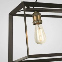 Walden Forge 3-Light Black Frame Linear Island Pendant with Antique Brass Sockets by Home Decorators Collection 12 Walden Forge 3-Light Black Frame Linear Island Pendant with Antique Brass Sockets by Home Decorators Collection -Outlet Home Decorators Collection Store matte black antique brass socket home decorators collection chandeliers hd 1547 i 44 1000