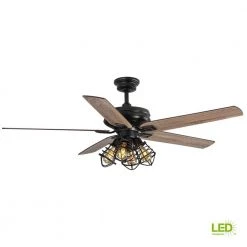 Carlisle 60 in. LED Matte Black Ceiling Fan with Remote Control and Light Kit by Home Decorators Collection 15 Carlisle 60 in. LED Matte Black Ceiling Fan with Remote Control and Light Kit by Home Decorators Collection -Outlet Home Decorators Collection Store matte black home decorators collection ceiling fans with lights 51760 1d 1000