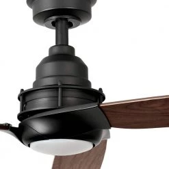 Ester 54 in. White Color Changing Integrated LED Indoor/Outdoor Matte Black Ceiling Fan with Light Kit and Remote by Home Decorators Collection -Outlet Home Decorators Collection Store matte black home decorators collection ceiling fans with lights 52159 66 1000