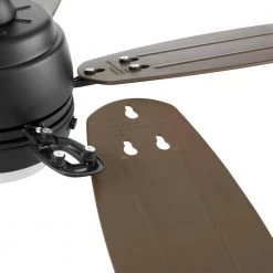 Daniel Island 52 in. White Color Changing Integrated LED Outdoor Matte Black Ceiling Fan with Light Kit and Remote by Home Decorators Collection 20 Daniel Island 52 in. White Color Changing Integrated LED Outdoor Matte Black Ceiling Fan with Light Kit and Remote by Home Decorators Collection -Outlet Home Decorators Collection Store matte black home decorators collection ceiling fans with lights 52179 1d 1000