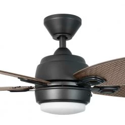 Daniel Island 52 in. White Color Changing Integrated LED Outdoor Matte Black Ceiling Fan with Light Kit and Remote by Home Decorators Collection 18 Daniel Island 52 in. White Color Changing Integrated LED Outdoor Matte Black Ceiling Fan with Light Kit and Remote by Home Decorators Collection -Outlet Home Decorators Collection Store matte black home decorators collection ceiling fans with lights 52179 40 1000