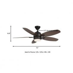 Daniel Island 52 in. White Color Changing Integrated LED Outdoor Matte Black Ceiling Fan with Light Kit and Remote by Home Decorators Collection 19 Daniel Island 52 in. White Color Changing Integrated LED Outdoor Matte Black Ceiling Fan with Light Kit and Remote by Home Decorators Collection -Outlet Home Decorators Collection Store matte black home decorators collection ceiling fans with lights 52179 a0 1000