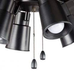 52 in. Matteo Indoor Matte Black LED Ceiling Fan with Light Kit by Home Decorators Collection -Outlet Home Decorators Collection Store matte black home decorators collection ceiling fans with lights 56044 76 1000