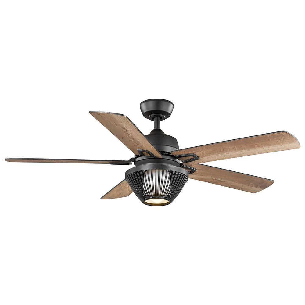 52 in. Arbeth Integrated Matte White Indoor LED Smart Hubspace Ceiling Fan with Light Kit and Remote Control by Home Decorators Collection 5 52 in. Arbeth Integrated Matte White Indoor LED Smart Hubspace Ceiling Fan with Light Kit and Remote Control by Home Decorators Collection - Image 4